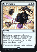 No Witnesses (PRE-027) [Murders at Karlov Manor Promos] Foil