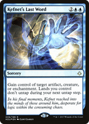 Kefnet's Last Word (PRE-039) [Hour of Devastation Promos] Foil