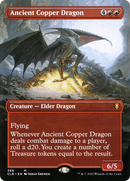 Ancient Copper Dragon (Borderless) (CLB-368) [Commander Legends: Battle for Baldur's Gate] Foil