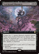 Swarmyard Massacre (Extended Art) (BLC-055) [Bloomburrow Commander]