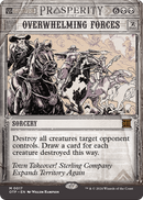 Overwhelming Forces (OTP-017) (Showcase) (Borderless) [Breaking News] Foil
