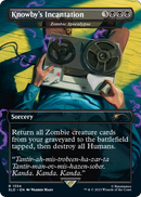 Knowby's Incantation - Zombie Apocalypse (SLD-1354) (Borderless) [Secret Lair Drop]