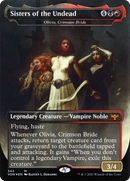 Sisters of the Undead - Olivia, Crimson Bride (VOW-343) (Borderless) [Innistrad: Crimson Vow] Foil