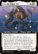 Ao, the Dawn Sky (Extended Art) (NEO-433) [Kamigawa: Neon Dynasty] Foil