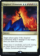 Inspired Ultimatum (PRE-191S) [Ikoria: Lair of Behemoths Promos] Foil