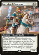 Acclaimed Contender (Extended Art) (ELD-334) [Throne of Eldraine] Foil
