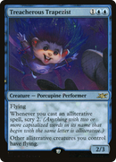 Treacherous Trapezist (Galaxy Foil) (UNF-346) [Unfinity] Foil