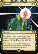Channel (STA-050) (Showcase) (Borderless) [Strixhaven Mystical Archive] Etched Foil