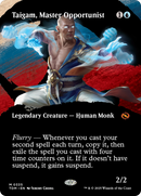 Taigam, Master Opportunist (Borderless) (TDM-335) (Showcase) [Tarkir: Dragonstorm]