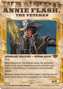 Annie Flash, the Veteran (Showcase) (OTJ-291) (Borderless) [Outlaws of Thunder Junction]