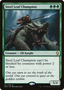 Steel Leaf Champion (PPM20-182P) [Promo Pack: Dominaria Promos] Foil