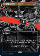 Terminate (SLD-1427) (Borderless) [Secret Lair Drop] Foil