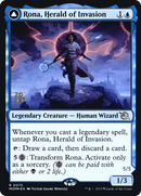 Rona, Herald of Invasion (PRE-075) [March of the Machine Promos] Foil