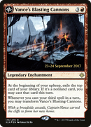 Vance's Blasting Cannons (PRE-173) [Ixalan Promos] Foil