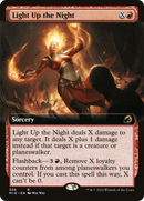Light Up the Night (Extended Art) (MID-356) [Innistrad: Midnight Hunt] Foil