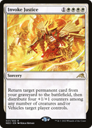 Invoke Justice (PPNEO-021) [Promo Pack: Kamigawa: Neon Dynasty Promos]