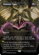 Demonic Tutor (Borderless) (CMM-696) [Commander Masters]