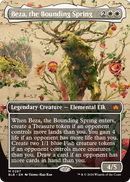 Beza, the Bounding Spring (Borderless) (BLB-287) (Showcase) [Bloomburrow]