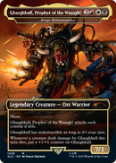Ghazghkull, Prophet of the Waaagh! - Zurgo Helmsmasher (Borderless) (SLD-1028) (Borderless) [Secret Lair Drop] Foil