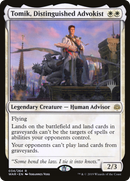Tomik, Distinguished Advokist (PPELD-34P) [Promo Pack: War of the Spark Promos] Foil