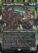 Keruga, the Macrosage (Halo Foil) (MUL-178) (Showcase) (Borderless) [Multiverse Legends] Foil