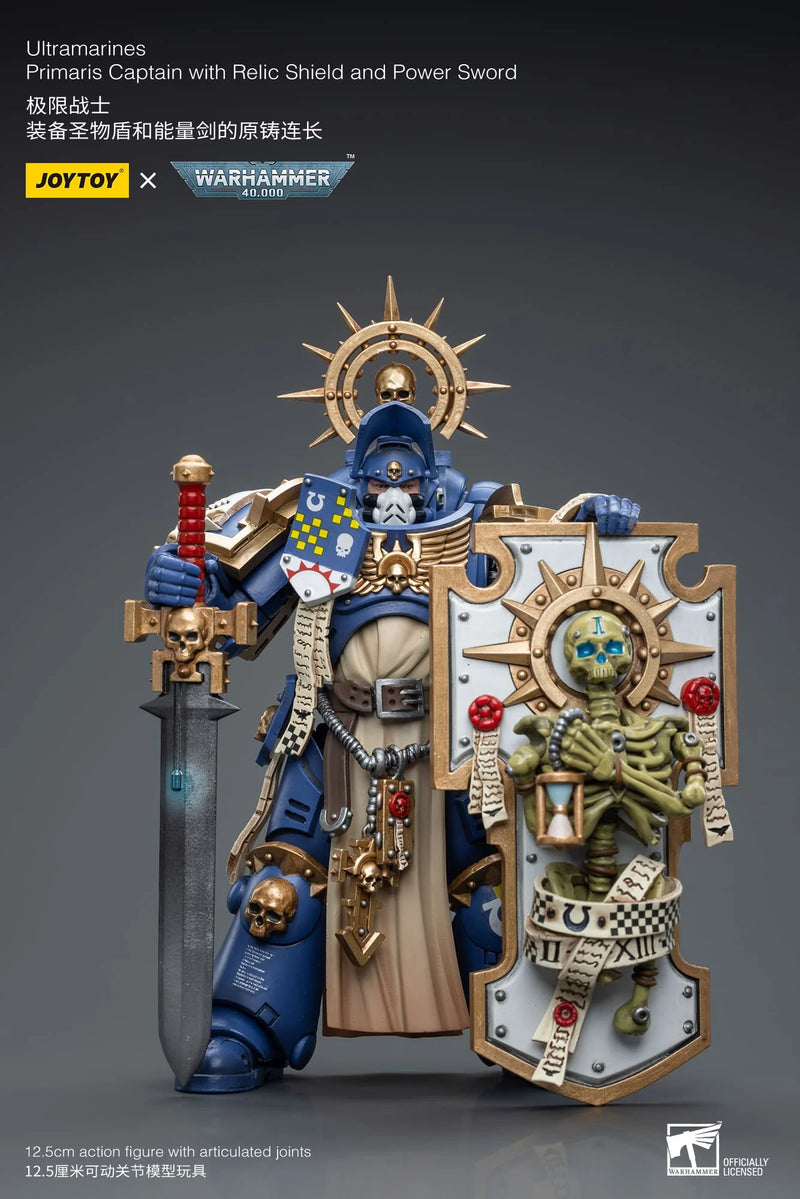 Joytoy: Ultramarines Captain with Relic Shield and Power Sword