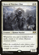 Hero of Precinct One (PPELD-11P) [Promo Pack: Ravnica Allegiance Promos] Foil