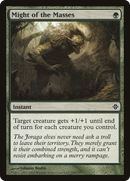 Might of the Masses (ROE-196) [Rise of the Eldrazi] Foil