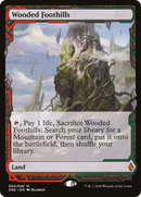 Wooded Foothills (ZNE-004) [Zendikar Rising Expeditions] Foil
