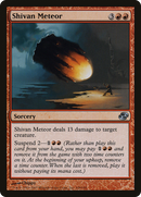 Shivan Meteor (PLC-106) [Planar Chaos] Foil