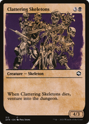 Clattering Skeletons (AFR-312) (Showcase) [Adventures in the Forgotten Realms] Foil