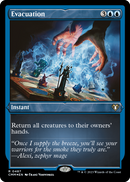 Evacuation (Foil Etched) (CMM-487) [Commander Masters] Foil