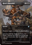 Hero's Downfall (Borderless) (FDN-319) [Foundations]