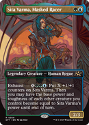 Sita Varma, Masked Racer (Borderless) (DFT-368) [Aetherdrift] Foil