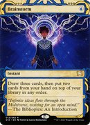 Brainstorm (STA-013) (Showcase) (Borderless) [Strixhaven Mystical Archive] Foil