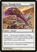 Plow Through Reito (SOK-022) [Saviors of Kamigawa] Foil