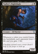 Nadier's Nightblade (CMR-136) [Commander Legends] Foil