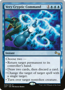 Very Cryptic Command (D) (UST-049) [Unstable]