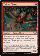 Vicious Clown (DSK-163) [Duskmourn: House of Horror] Foil