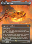 The One Ring (Borderless) (LTR Bundle) (UMP-451) [The Lord of the Rings: Tales of Middle-earth] Foil