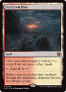 Sundown Pass (INR-286) [Innistrad Remastered] Foil