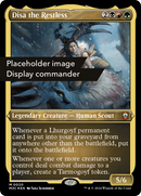 Disa the Restless (Display Commander) (Ripple Foil) - Thick Stock (M3C-148) [Modern Horizons 3 Commander] Foil