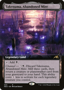 Takenuma, Abandoned Mire (Extended Art) (NEO-505) [Kamigawa: Neon Dynasty] Foil