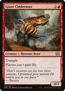 Giant Cindermaw (BRO-136) [The Brothers' War] Foil