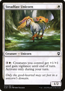 Steadfast Unicorn (CLB-044) [Commander Legends: Battle for Baldur's Gate] Foil