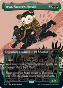 Yeva, Nature's Herald (SLD-1284) (Borderless) [Secret Lair Drop] Foil
