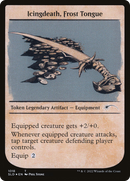 Icingdeath, Frost Tongue Token (Showcase) (SLD-1018) [Secret Lair Drop] Foil