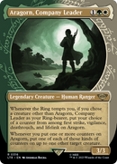 Aragorn, Company Leader (Showcase) (LTR-316) (Borderless) [The Lord of the Rings: Tales of Middle-earth] Foil