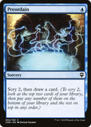 Preordain (CMR-084) [Commander Legends] Foil