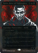 Kaito, Bane of Nightmares (Showcase) (Textured Foil) (DSK-409) (Borderless) [Duskmourn: House of Horror] Foil
